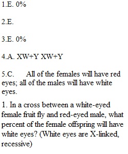 Sex-Linked Inheritance Problem Set